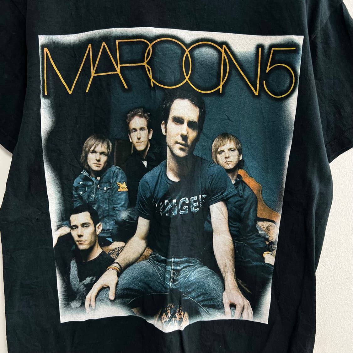 2005 마룬5 Maroon5 블랙 밴드 티셔츠 상품이미지2