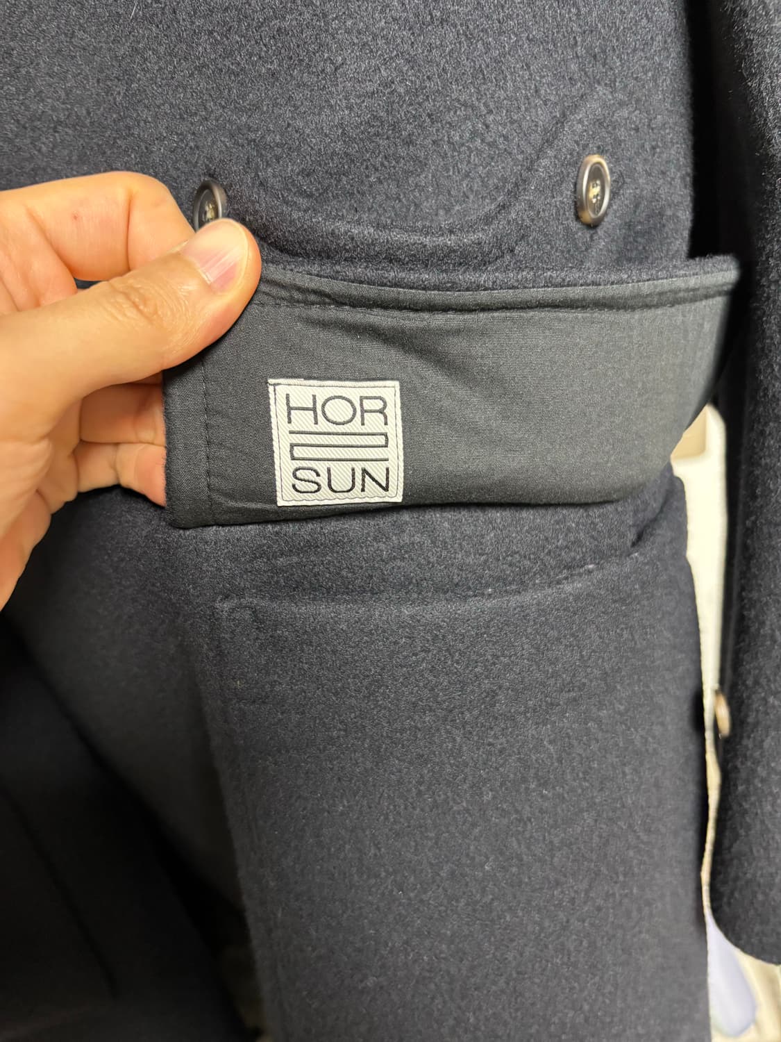 홀리선 Winterport Wool Coat dark navy 상품이미지3