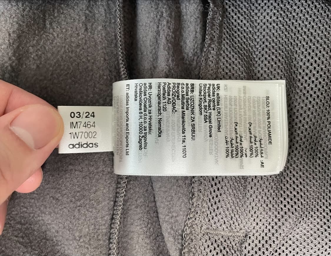 (해외 M) 24-25 레알마드리드 오리지널스 폴라 플리스 반집업 탭채새 상품이미지7