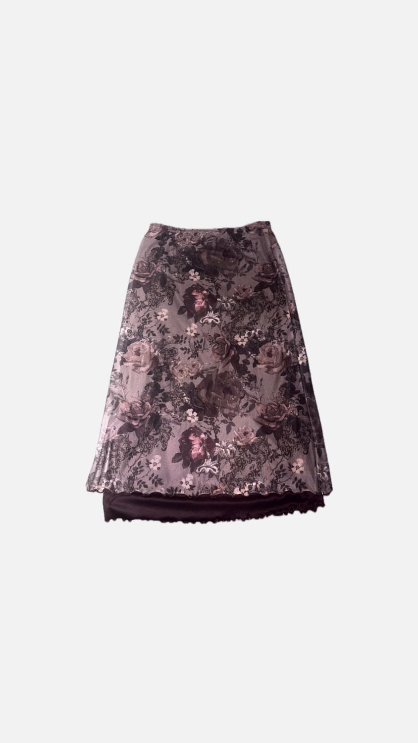 vintage layered frill midi skirt 상품이미지1