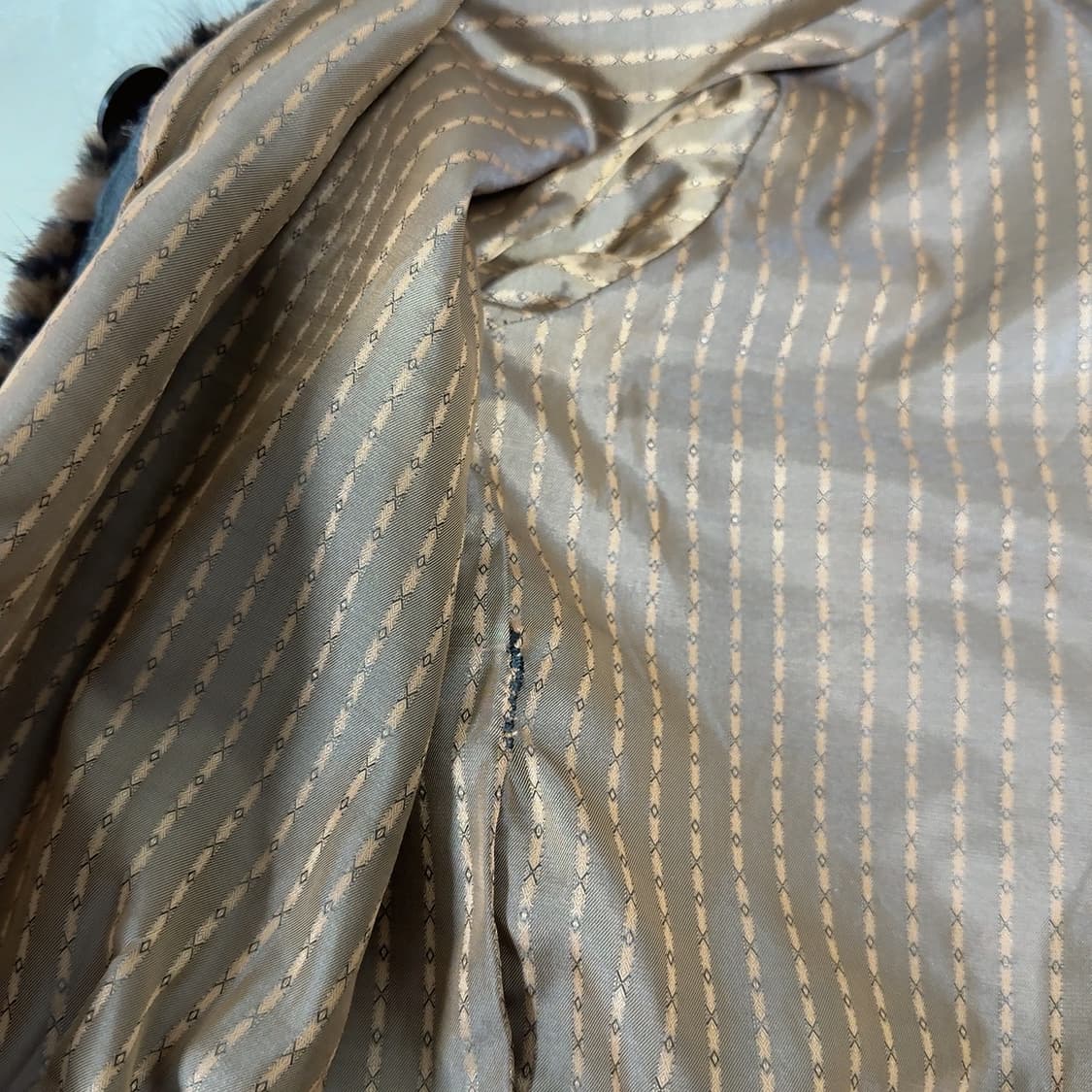 빈티지 고딕 unisex 밍크 큰칼라 되지가죽자켓 상품이미지5