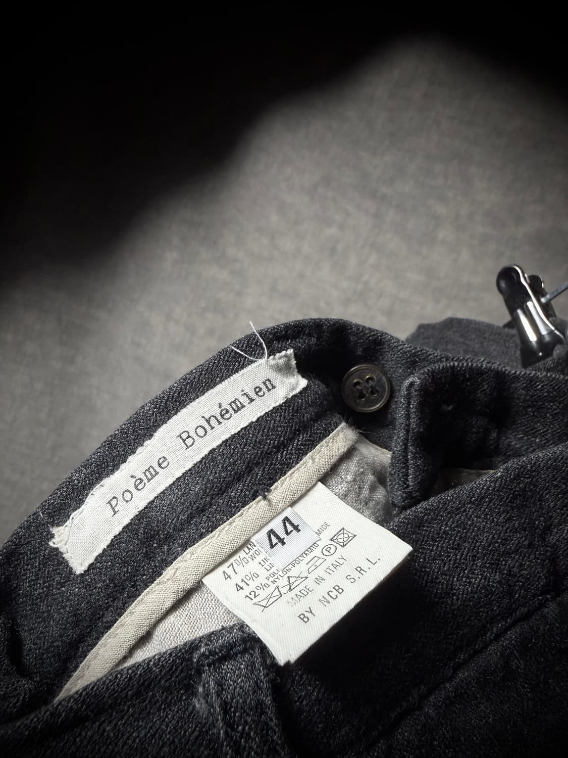 Poeme Bohemien Textured Slim Pants 상품이미지10