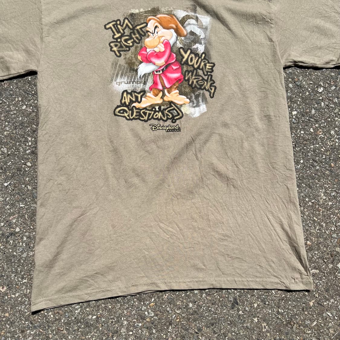 00‘s 디즈니 백설공주 심술이 티셔츠 상품이미지4