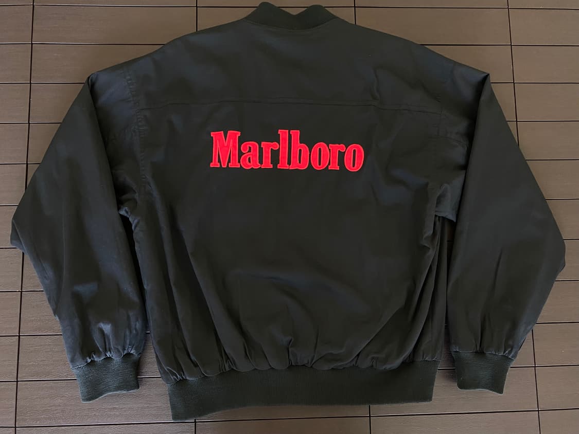 (L) 90s 빈티지 말보로 리버시블 봄버 자켓 상품이미지1