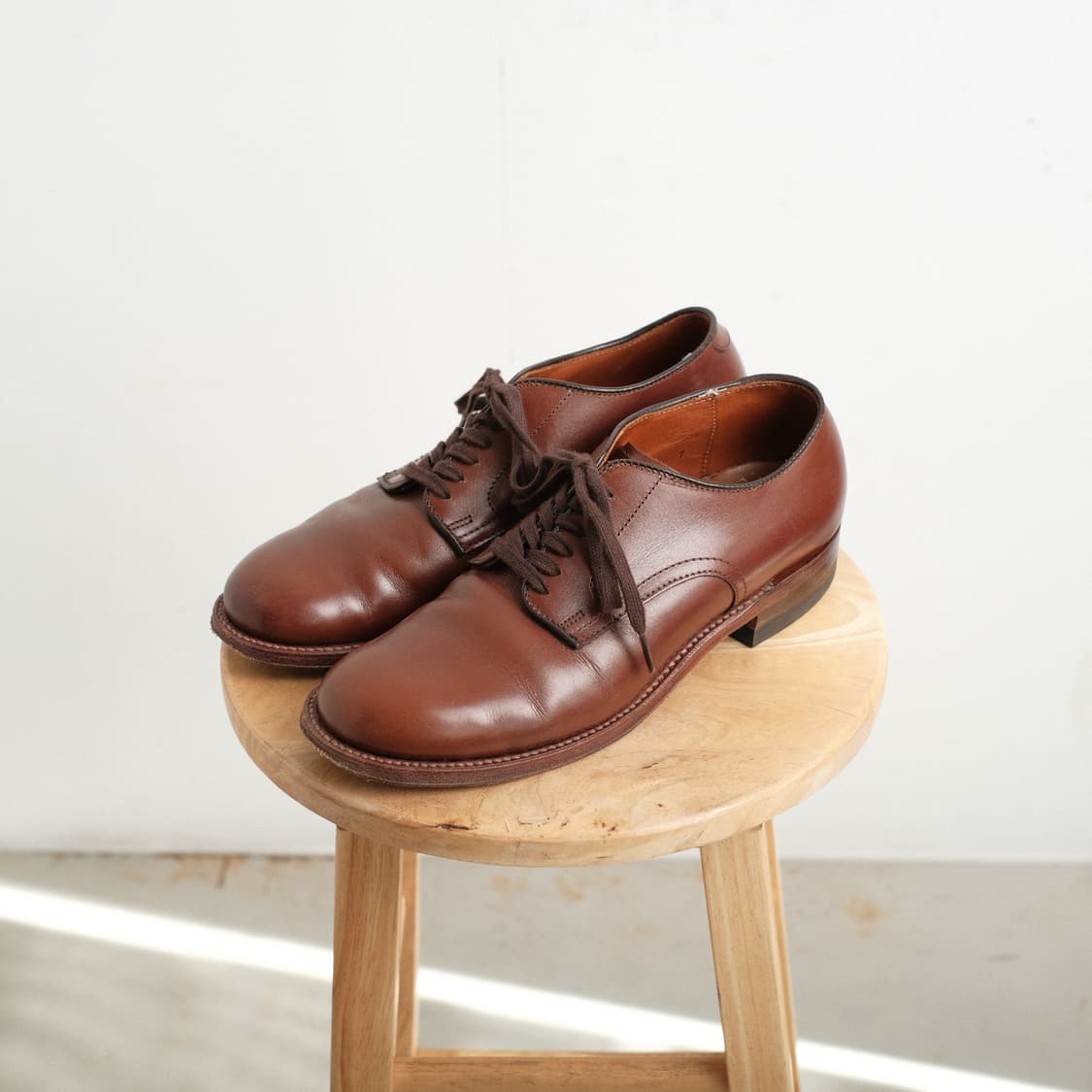 알든 53524 6.5D 먼슨 카프 브라운 밀리터리라스트 더비 상품이미지3