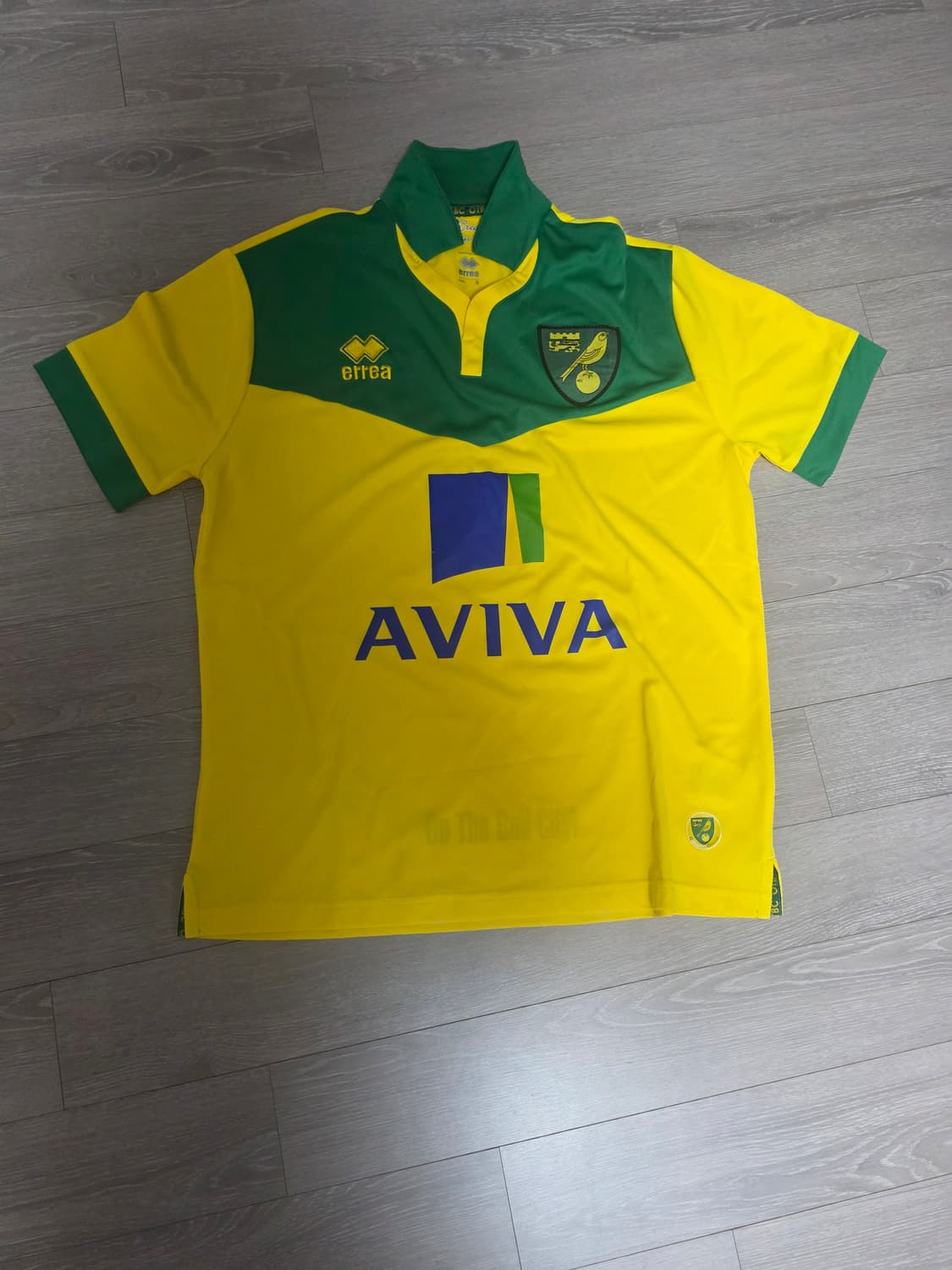 14-15 시즌 노리치 시티 홈 유니폼 해외 S 사이즈 상품이미지1