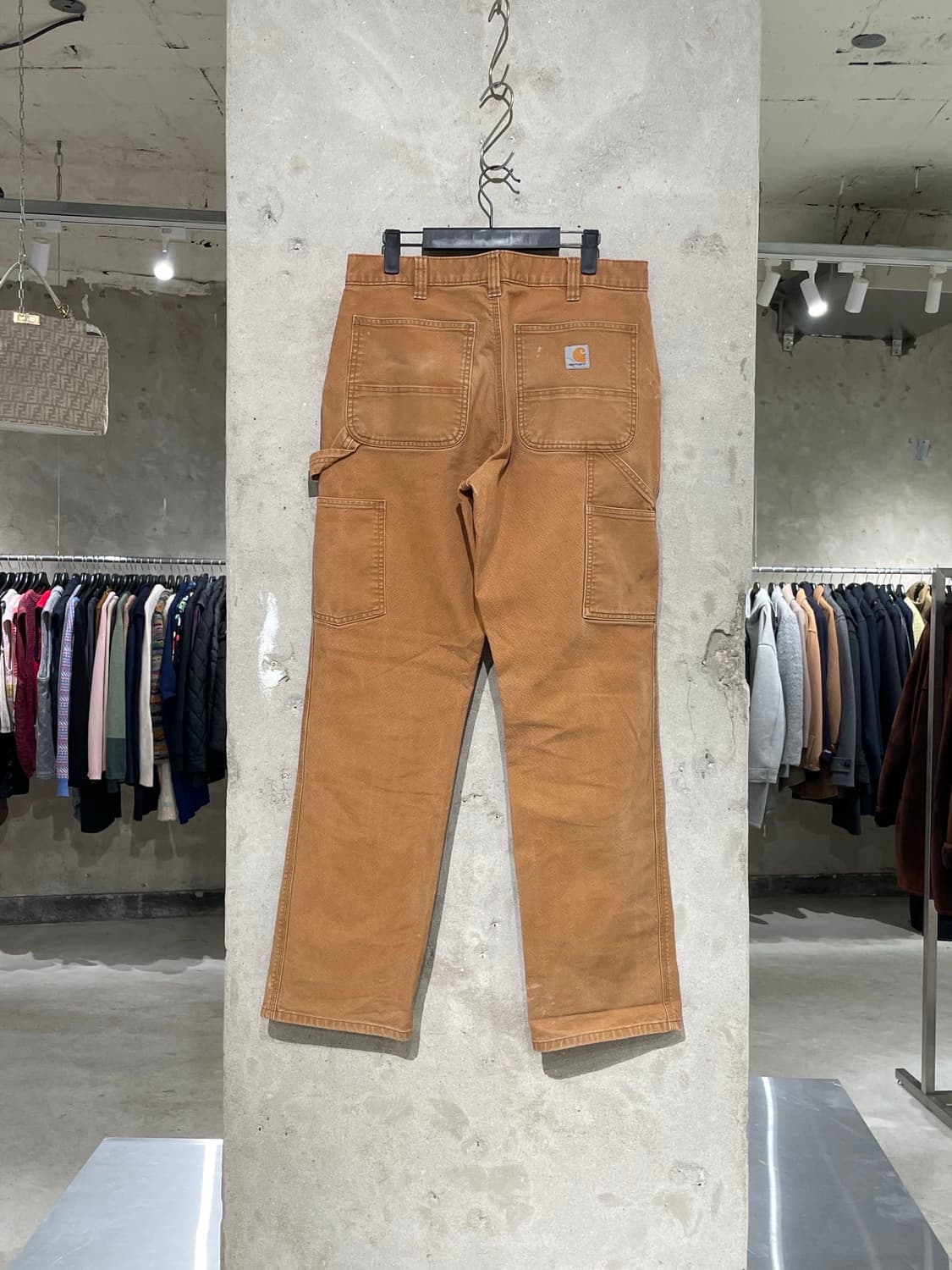 칼하트 카멜 릴렉스드 핏 데님 팬츠 상품이미지6