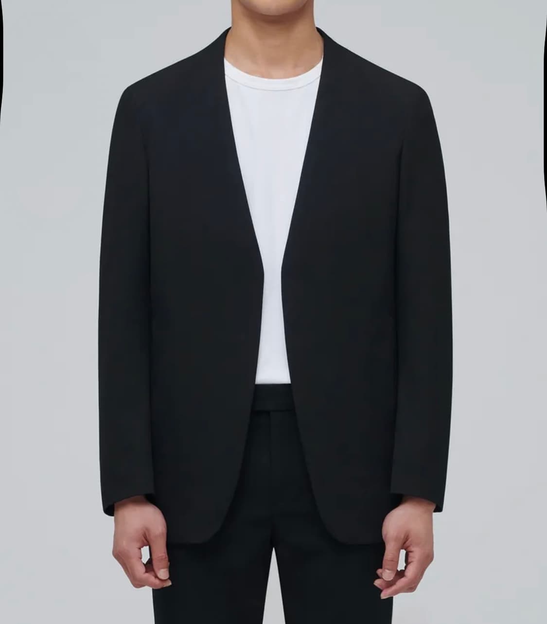 새상품 무탠다드 칼라리스 블레이저 [블랙] 2XL 상품이미지2