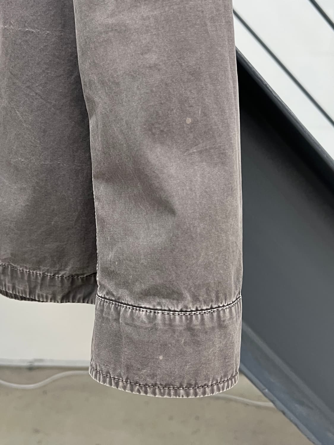 스톤아일랜드 와펜 올드이펙트 다크브라운 오버셔츠 상품이미지10