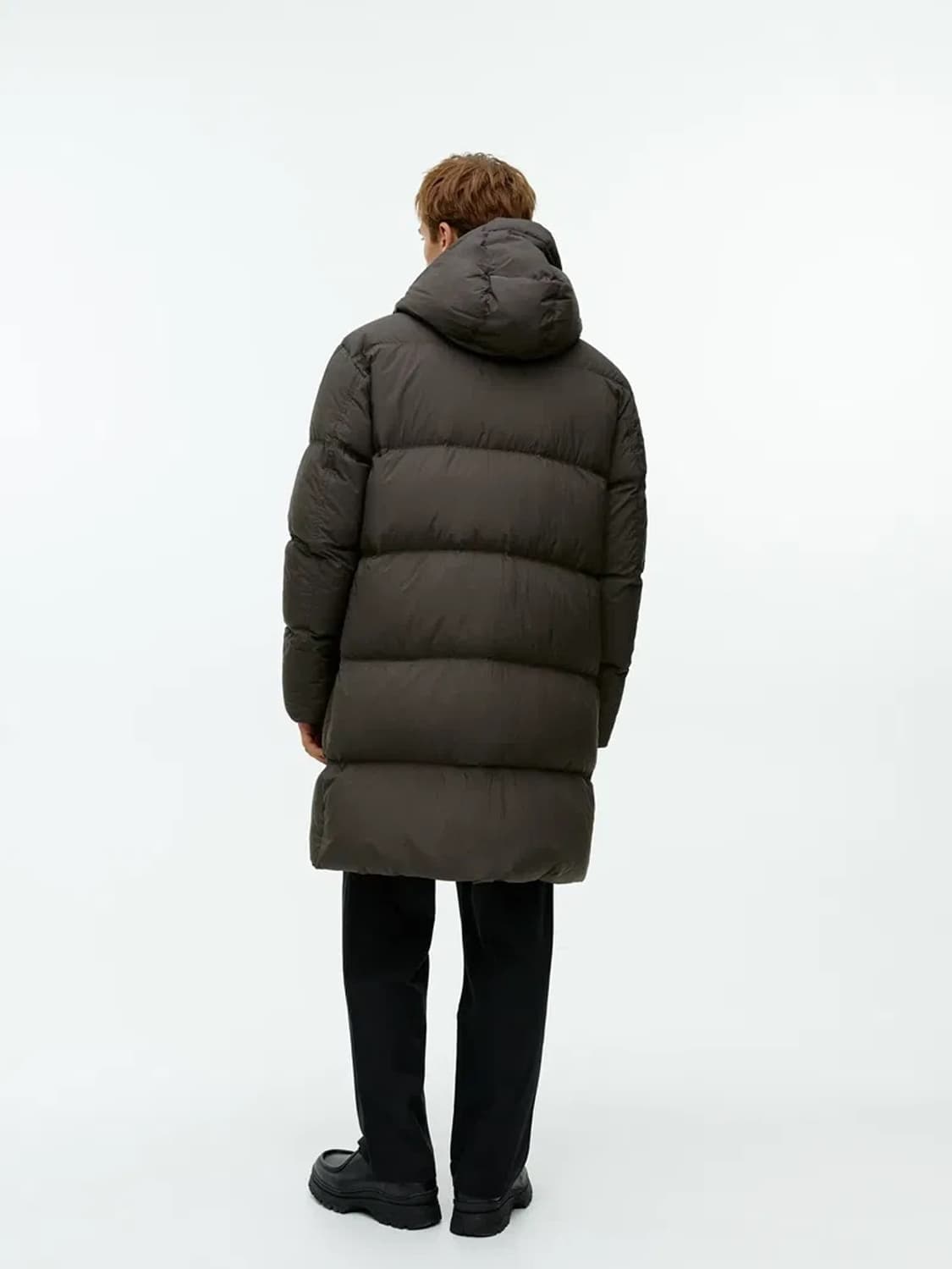 아르켓 블랙 다운 롱 패딩 상품이미지3