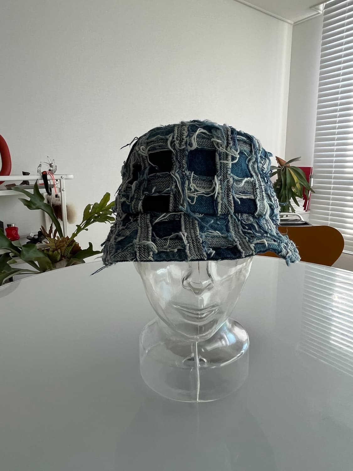 슈프림 프레이드 데님 버킷햇 M-L 상품이미지2