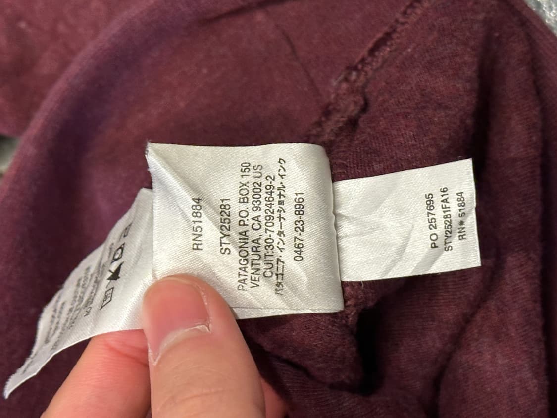 파타고니아 코튼 스냅티 M 상품이미지7