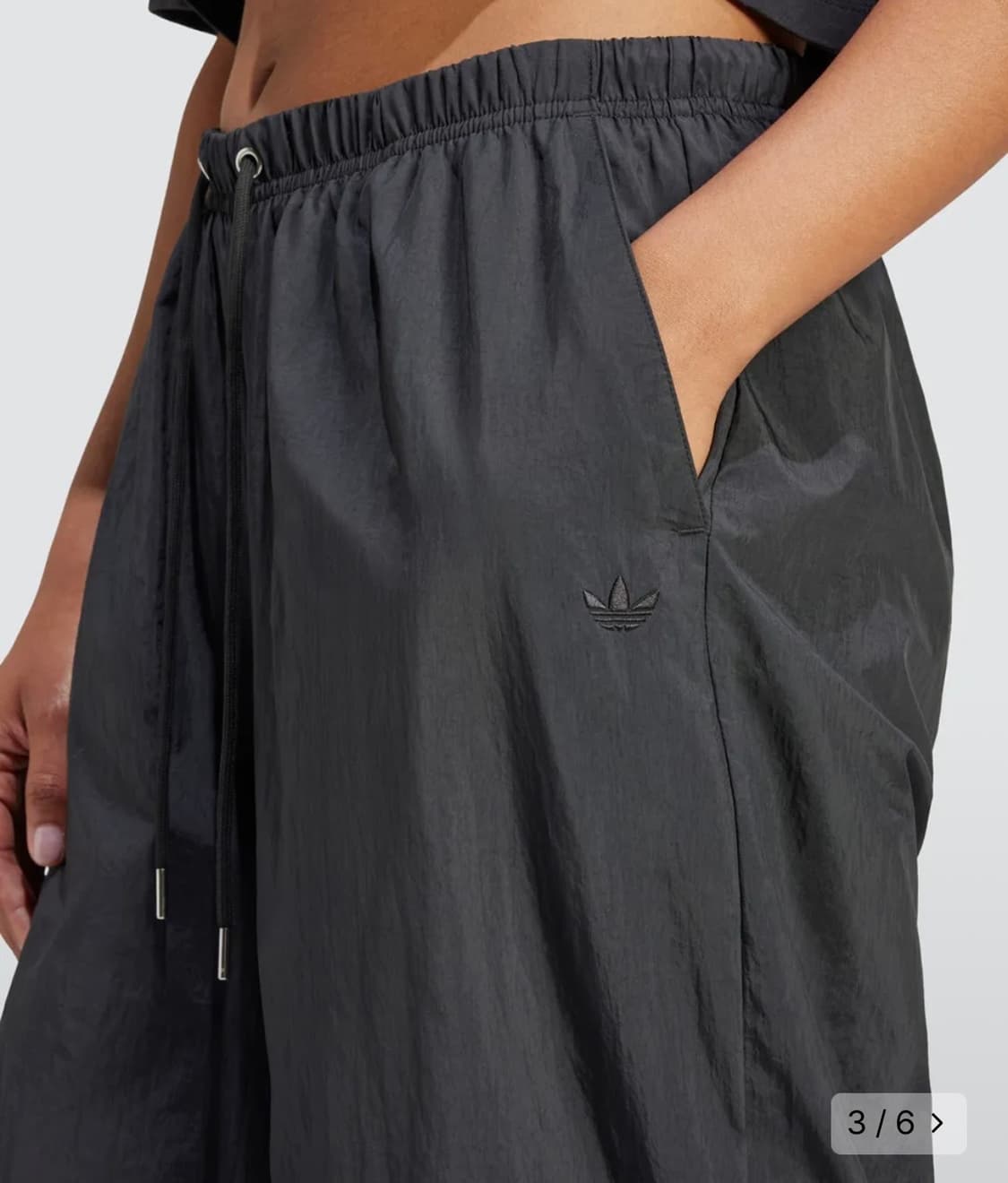 아디다스 나일론 팬츠 블랙 상품이미지3