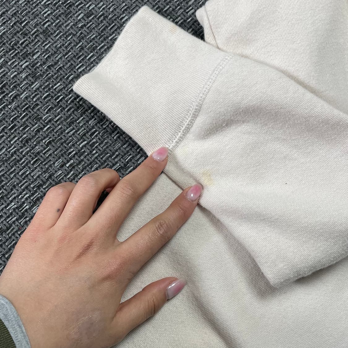 GAP 갭 크림 후드집업 xs 상품이미지6