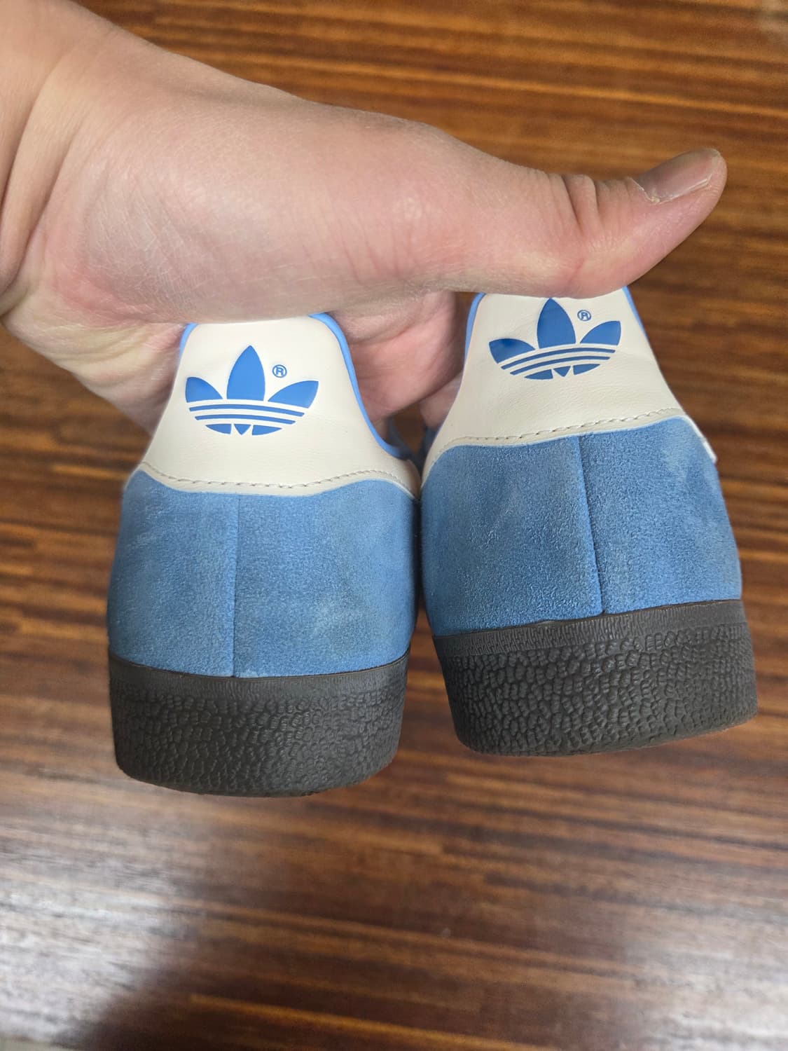 아디다스 가젤 스웨이드 스카이블루 270 상품이미지4