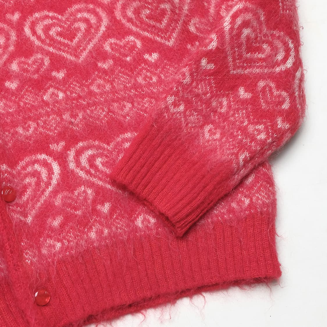 24fw heart mohair cardigan 상품이미지5