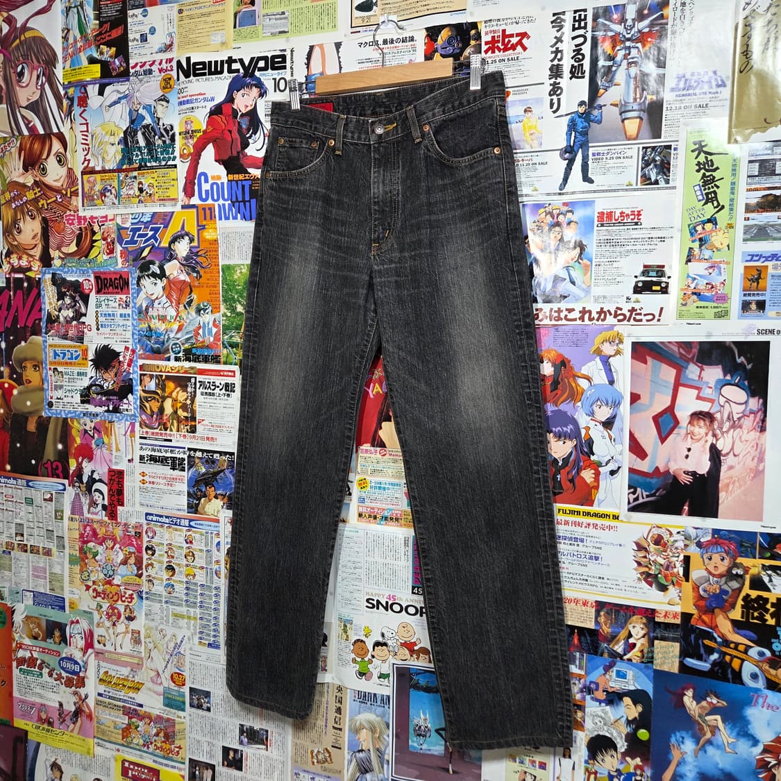 JPN 에드윈 503 그레이 흑철 워싱 데님 팬츠 . 상품이미지4