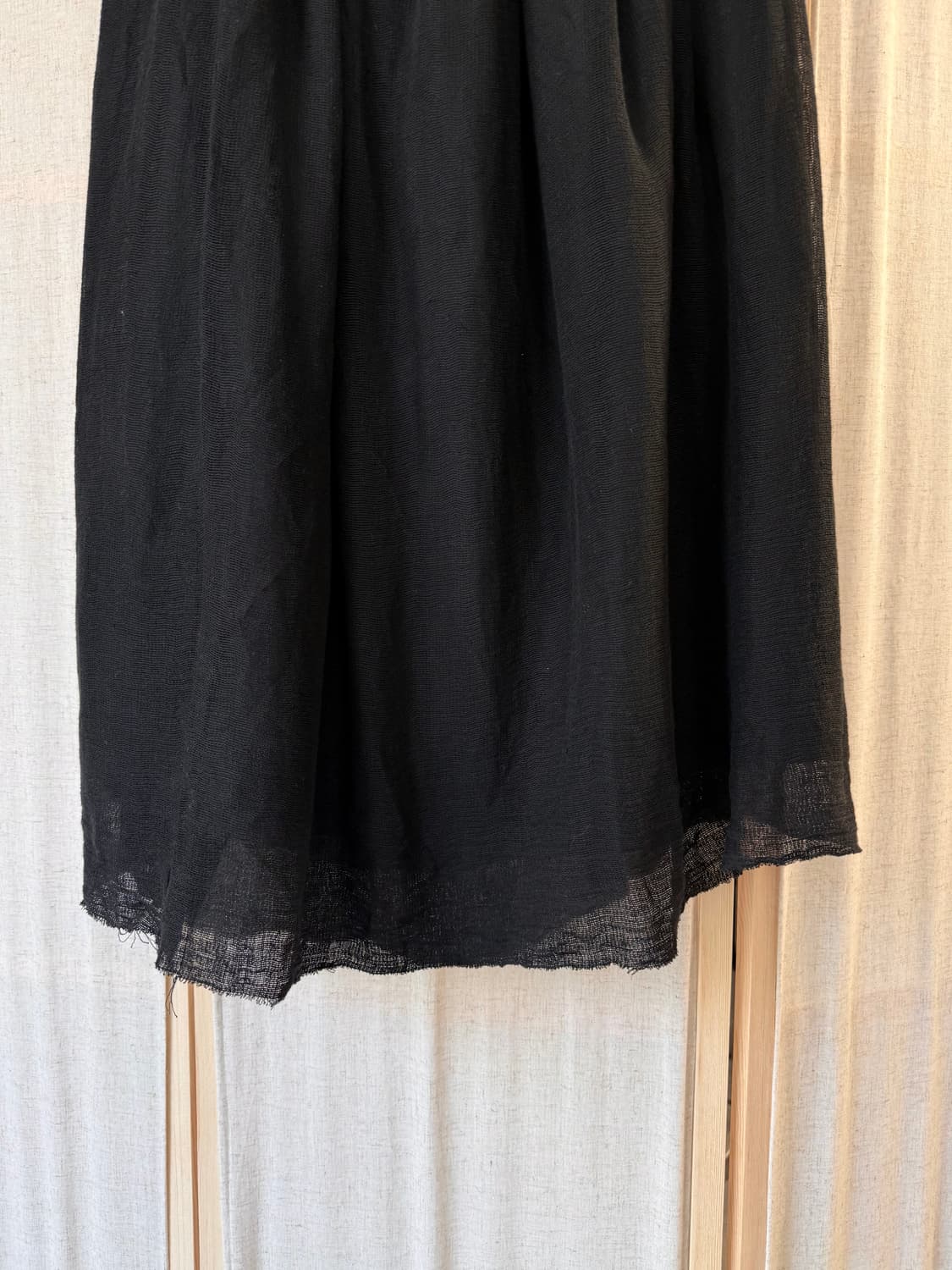 Jardin botanique 린넨 A라인 밴딩 스커트 상품이미지3