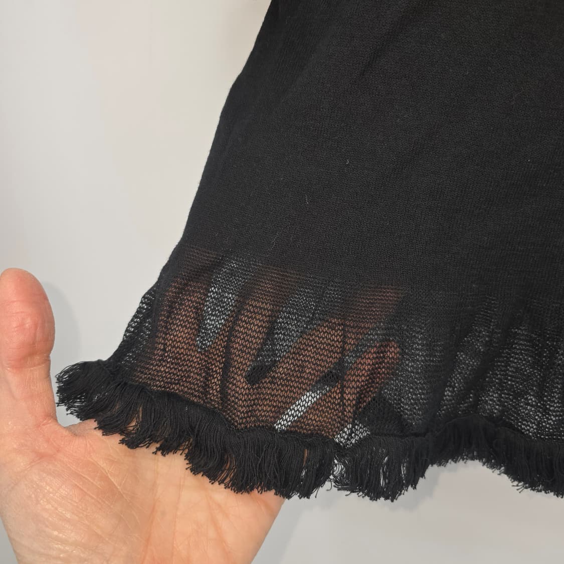 일본빈티지 프릴 니트 튜닉 상품이미지3