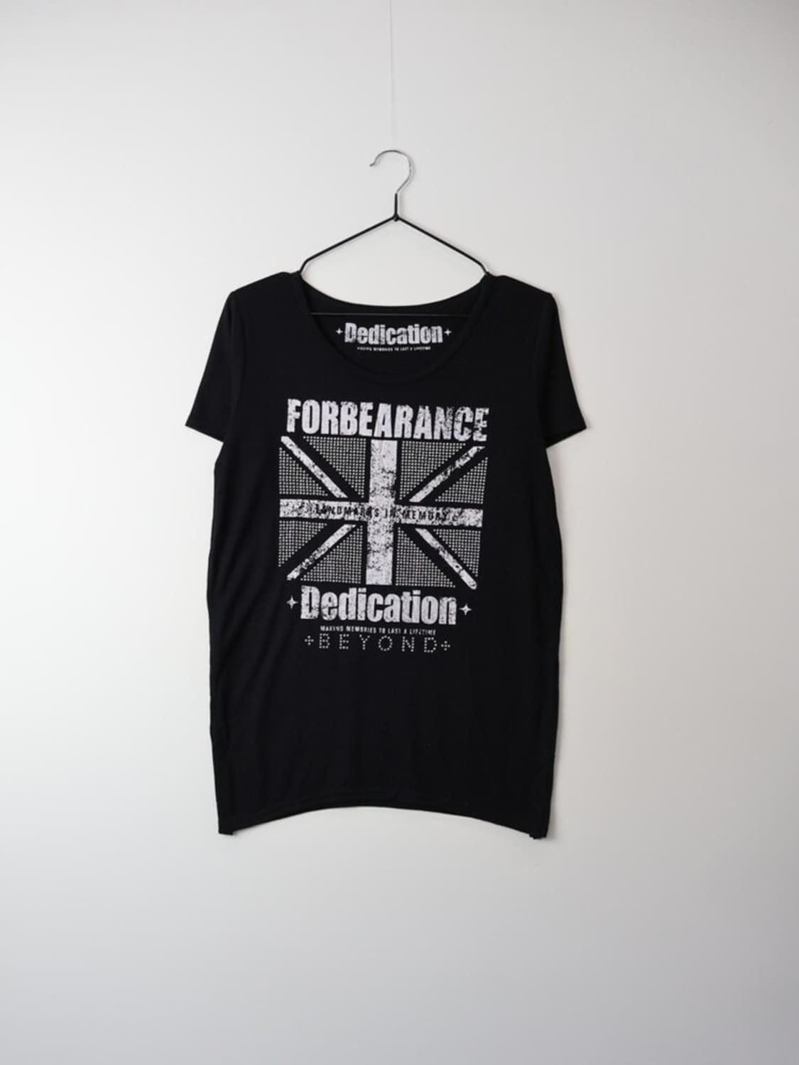 Jpn Y2k Union Jack Studded Graphic Tee 상품이미지4