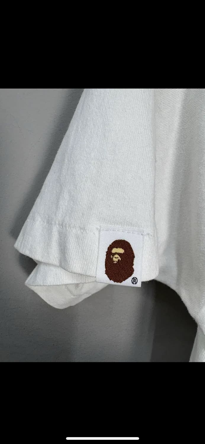 베이프 카모 빅사루 화이트반팔 H1908 상품이미지6