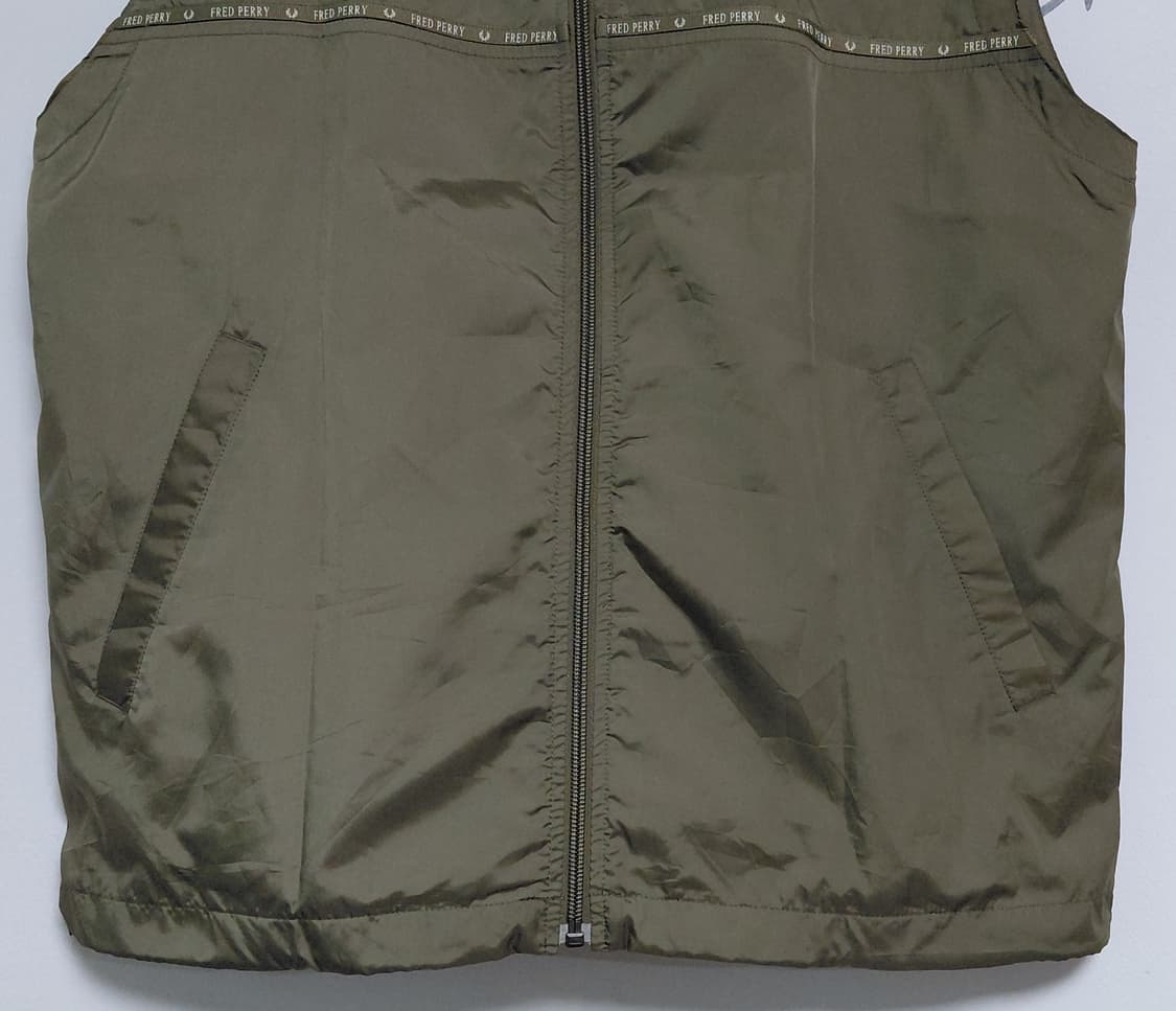 [L] Fred Perry 히트유니온 정품 올리브 카키 베스트 상품이미지4