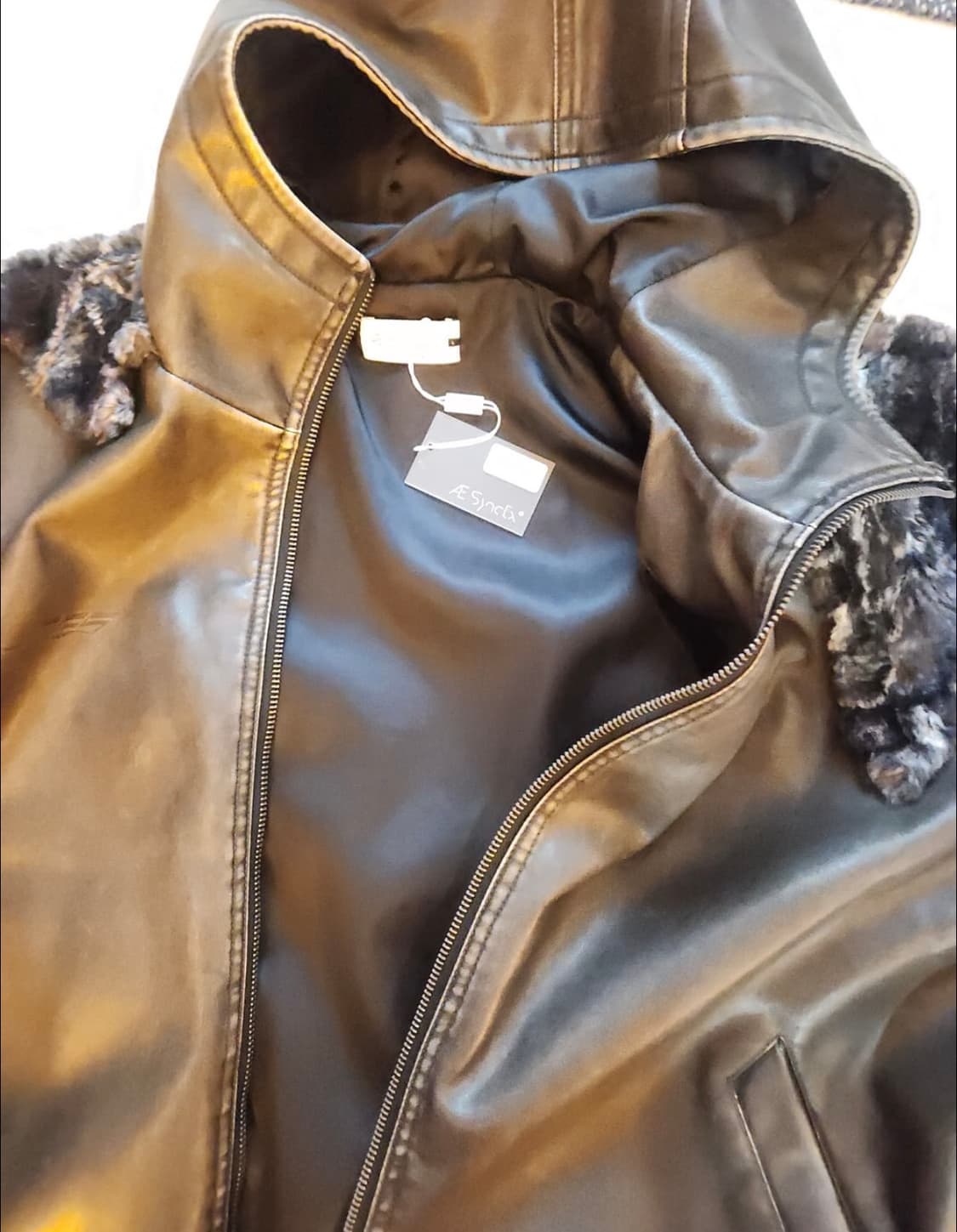 에이시네틱스 퍼 레더자켓 상품이미지4