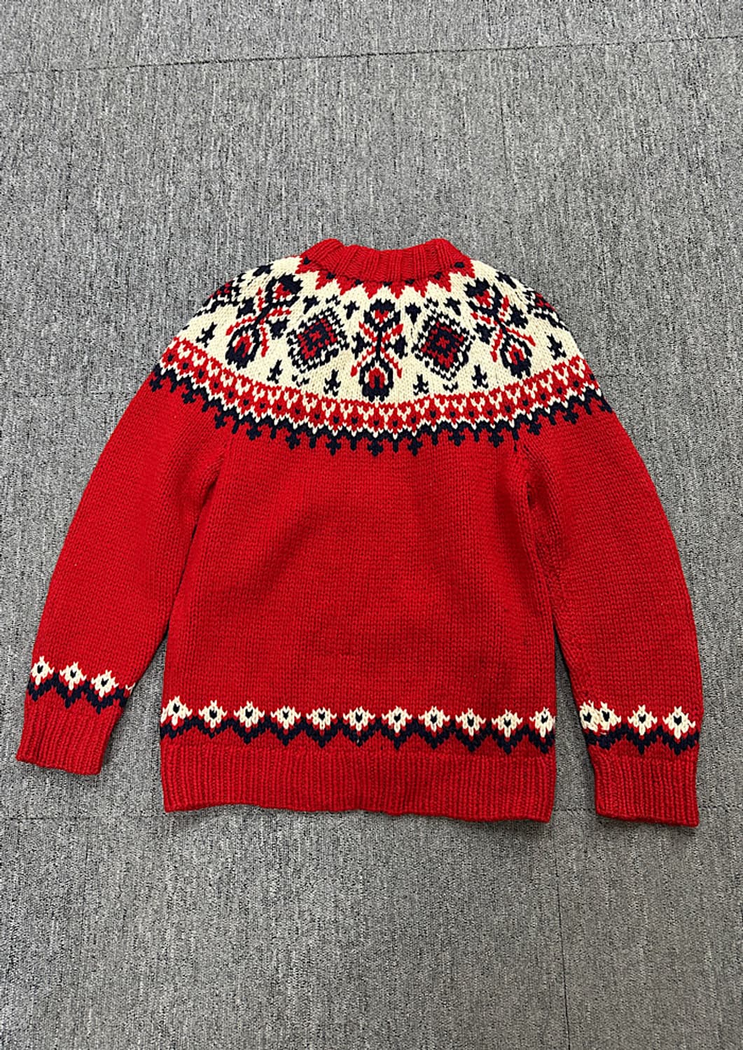 빈티지 니트 집업  상품이미지3