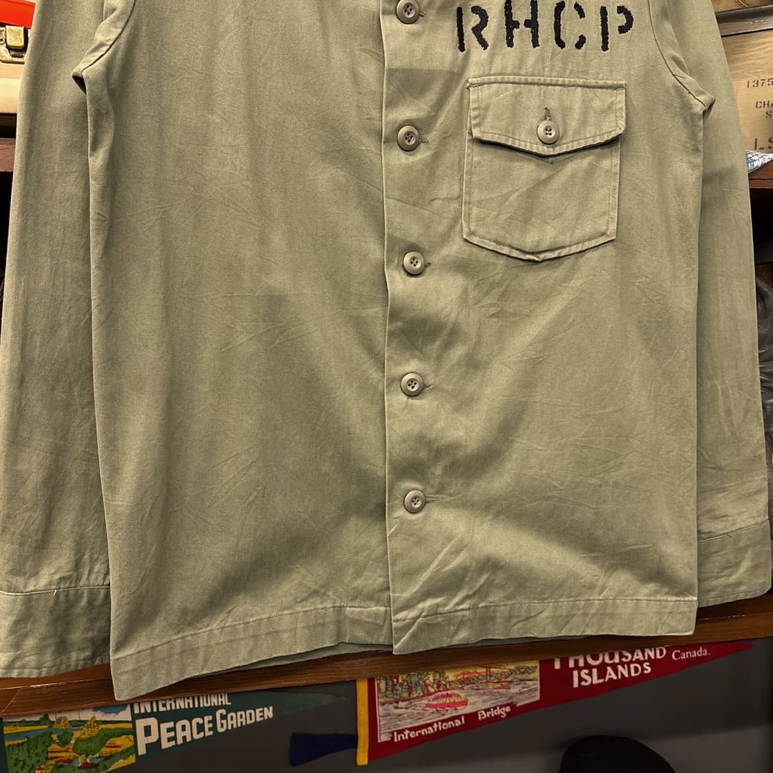 00s RHCP 스타디움 아르카디움 투어 머천 필드 셔츠자켓 N1139 상품이미지4