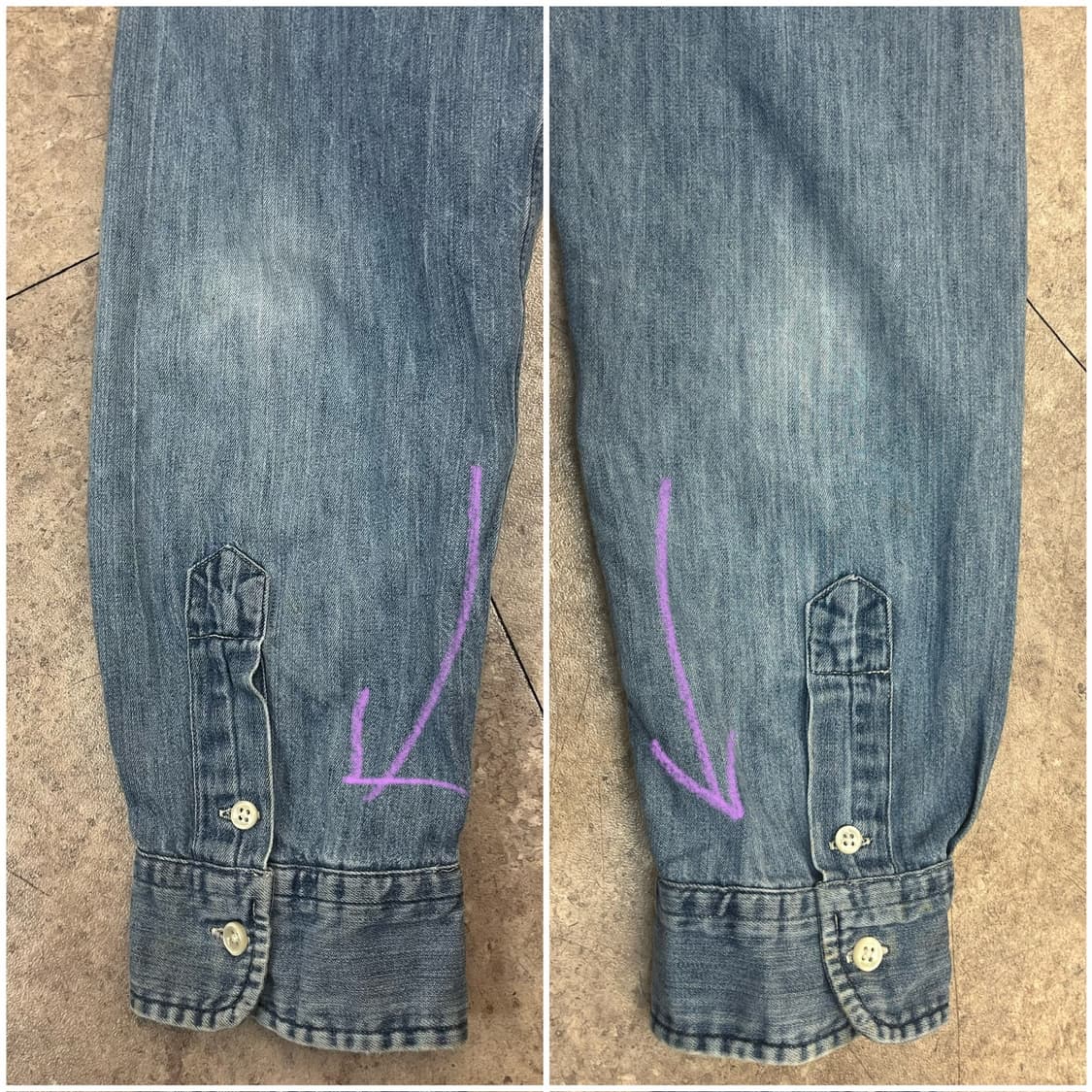 폴로 랄프로렌 데님 슬림핏 셔츠 XL #csz2578 상품이미지9