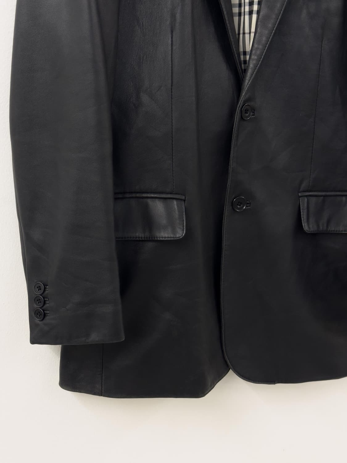 버버리 레더 자켓 상품이미지4