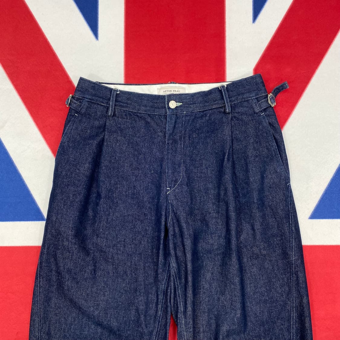 에프터프레이 원턱 데님팬츠 L 상품이미지2