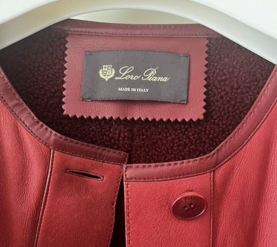 로로 피아나 재킷(시어링-램스킨)46 사이즈-해외발송 상품이미지8