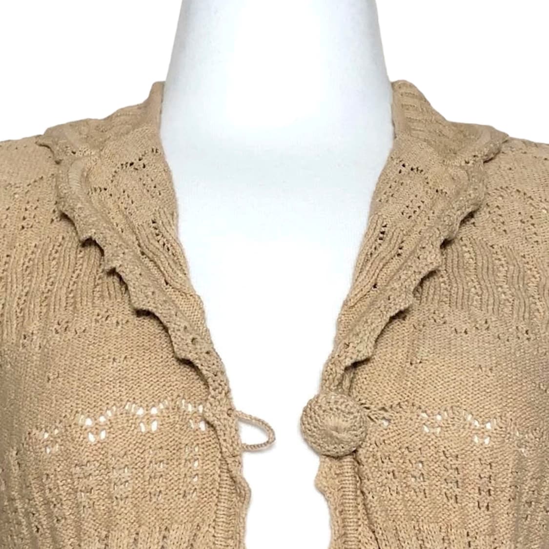 Knit Digo Ribbon cardigan 상품이미지4