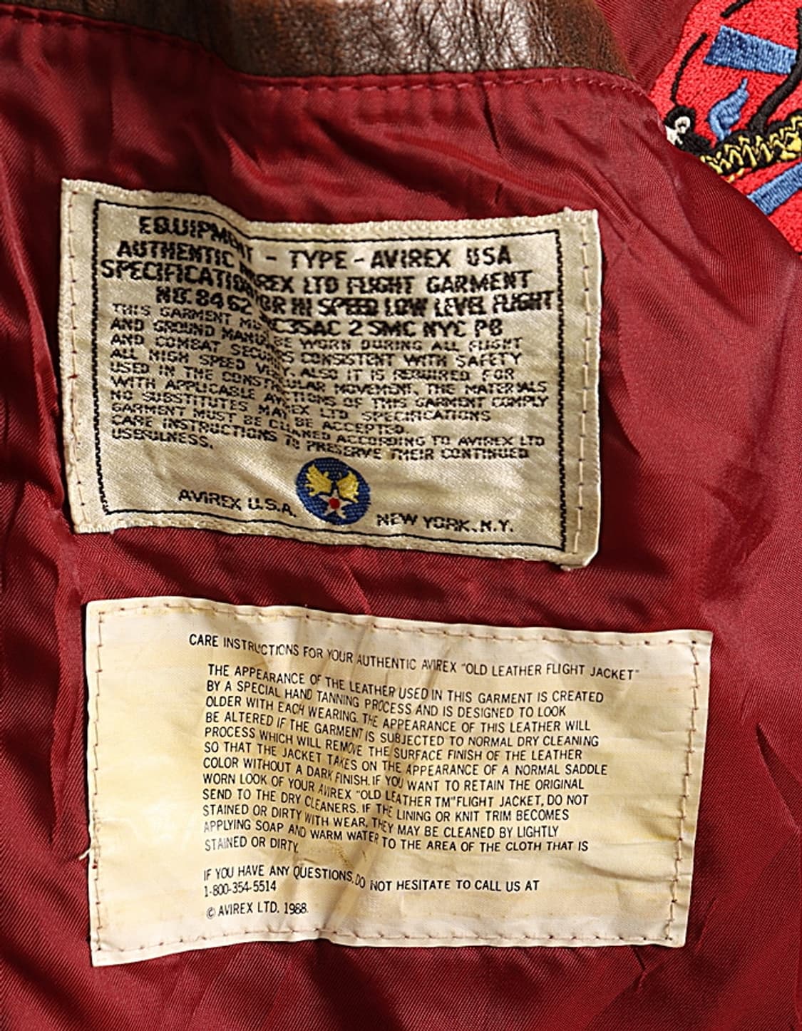 80's AVIREX G-1 Flight Jacket 상품이미지10
