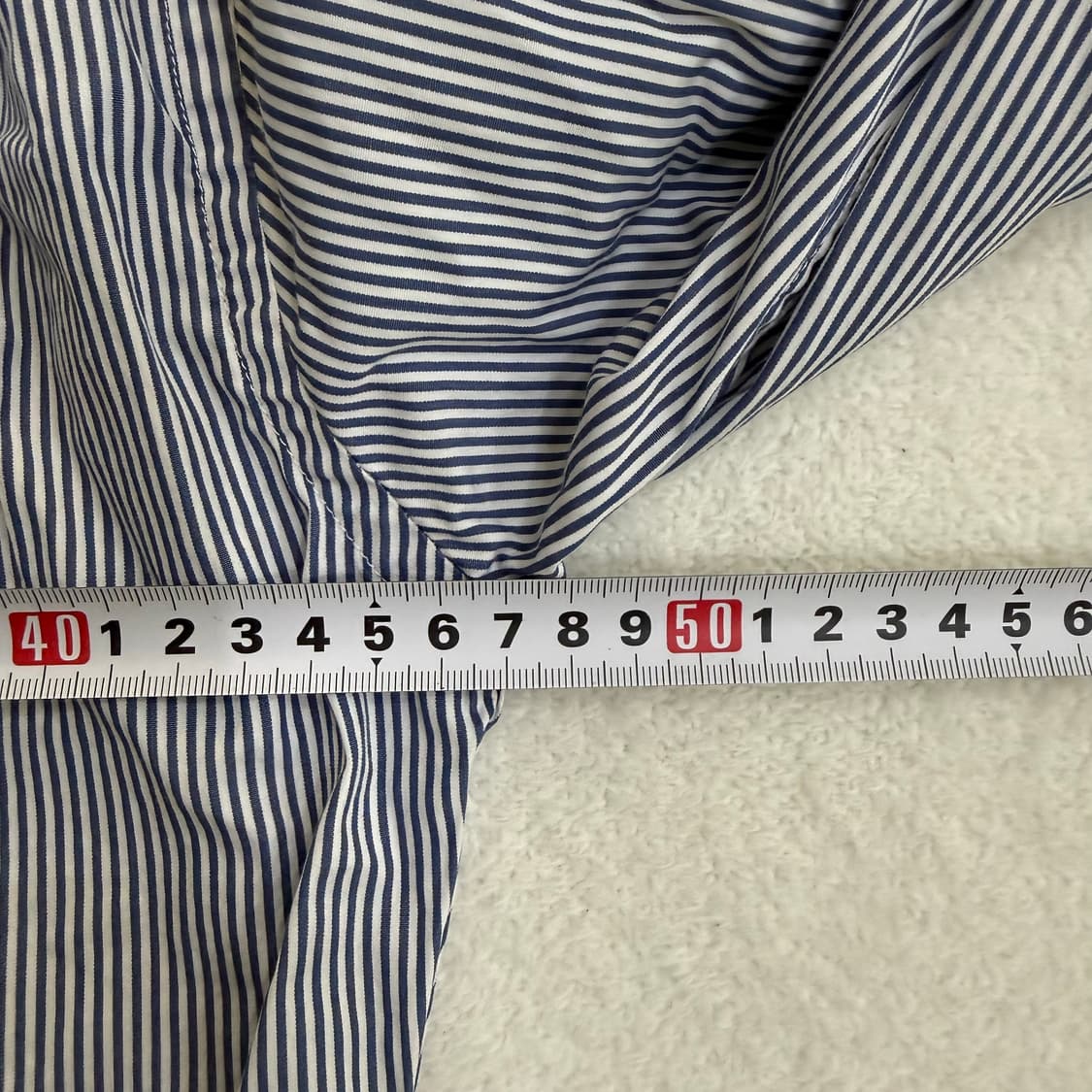 38 라코스테 슬림핏 스트라이프 셔츠 0403T 상품이미지5