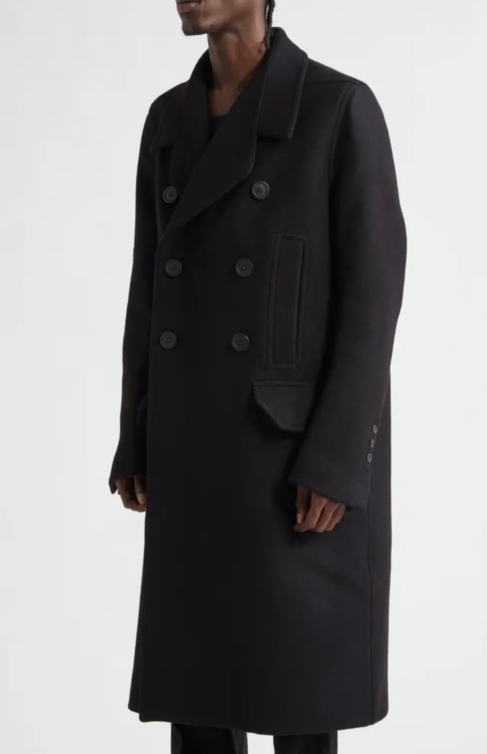 릭오웬스 Rick Owens 오피서 officer 롱 코트 L (50) 상품이미지3