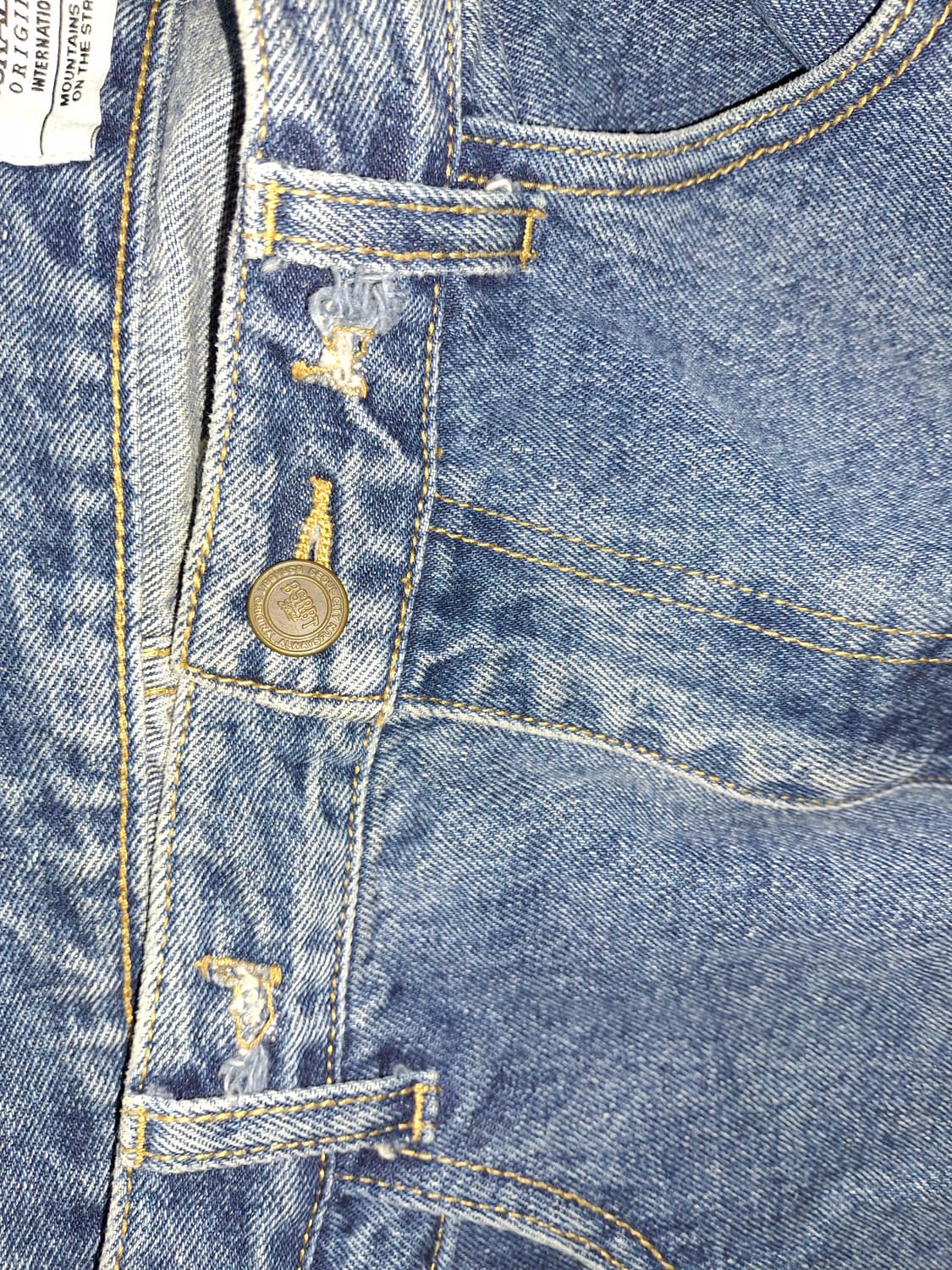 비에스래빗 카펜터 루즈핏 데님 블루 상품이미지8