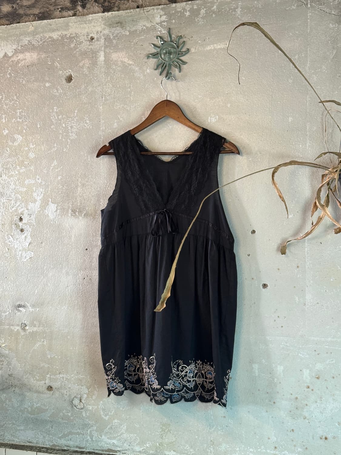 44-66 ) JPN Lace Embroidery Sleeveless 상품이미지1