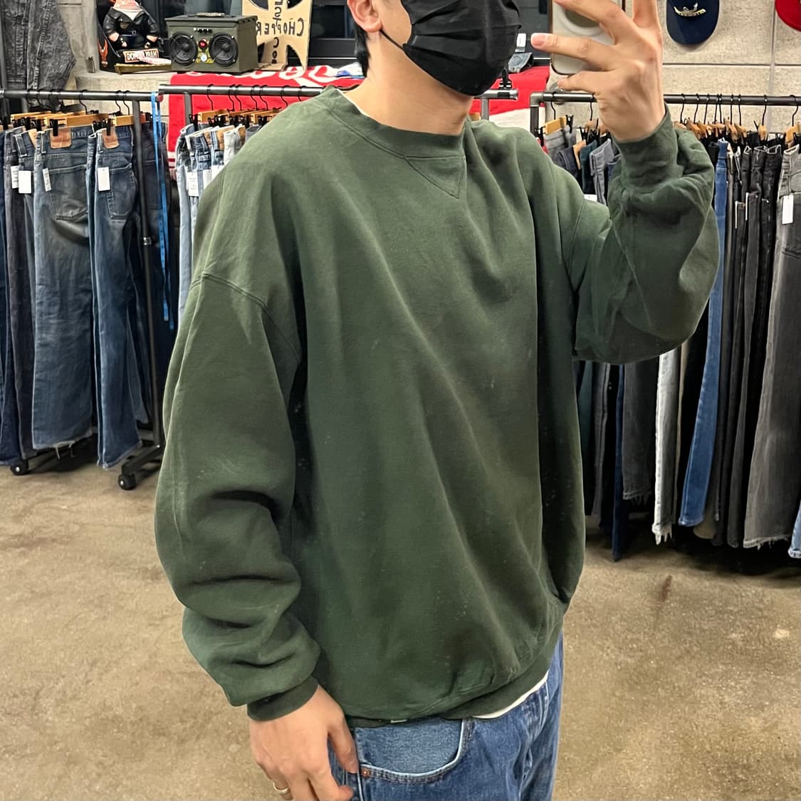 90-00s  러셀 블랭크 스웻셔츠 (110) 상품이미지7