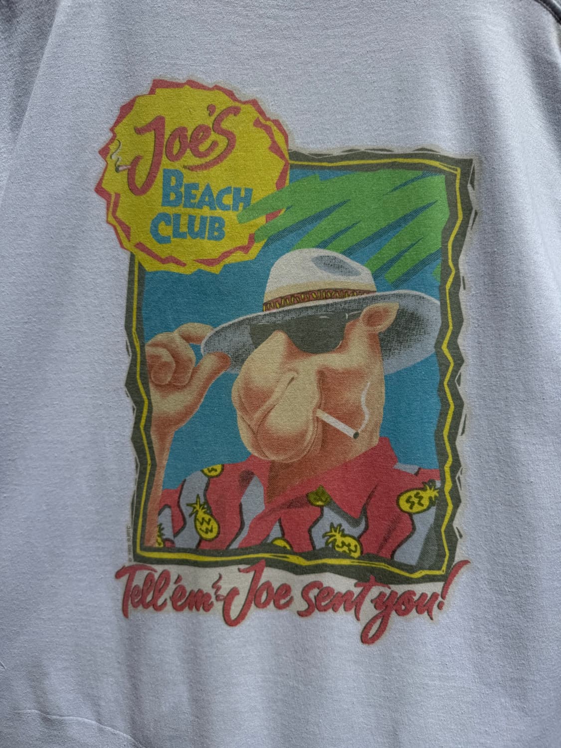 카멜 90s 빈티지 포켓 티셔츠 상품이미지3