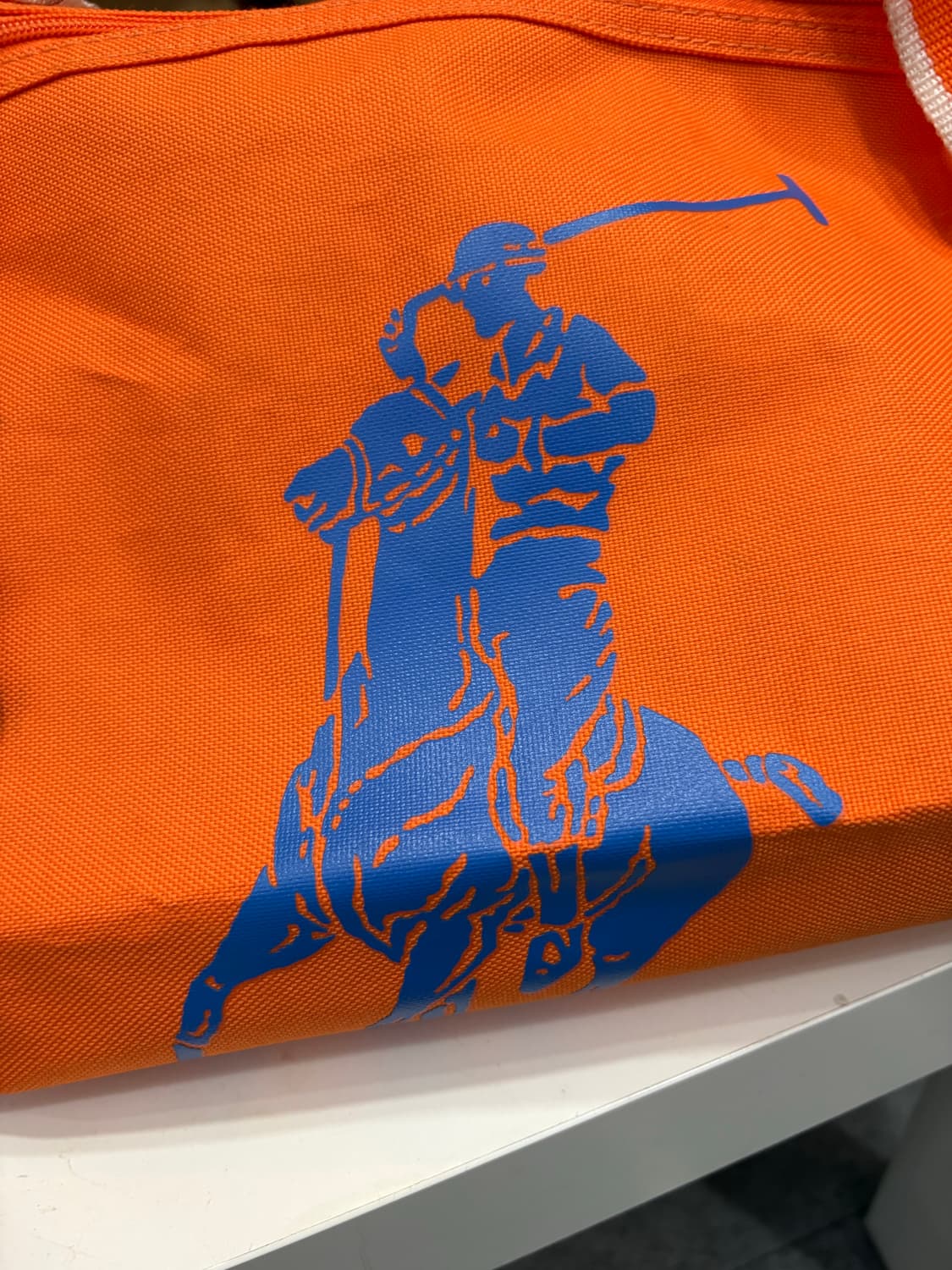 폴로 랄프로렌 빅포니 오렌지 컬러 더플백 가방 상품이미지4