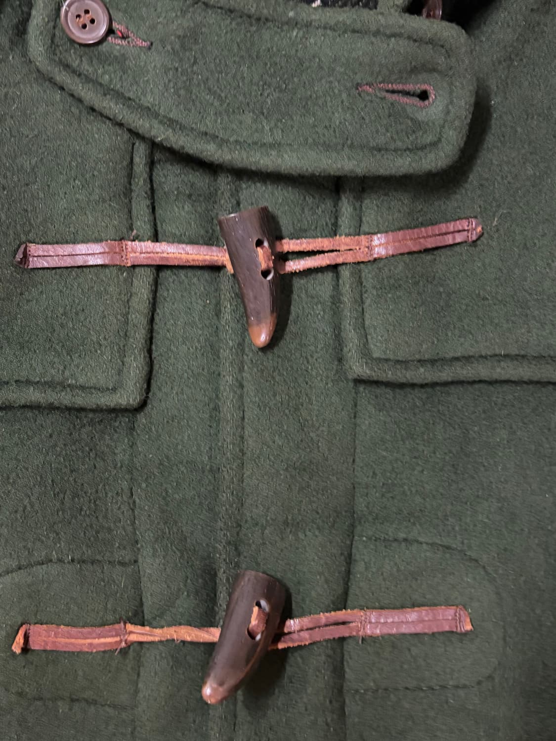 빈티지 글로버올 더플코트 그린 44사이즈(105) 상품이미지4