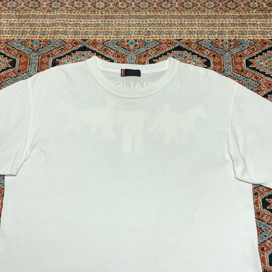 리바이스 백프린팅 화이트 반팔티셔츠 여성L 상품이미지2