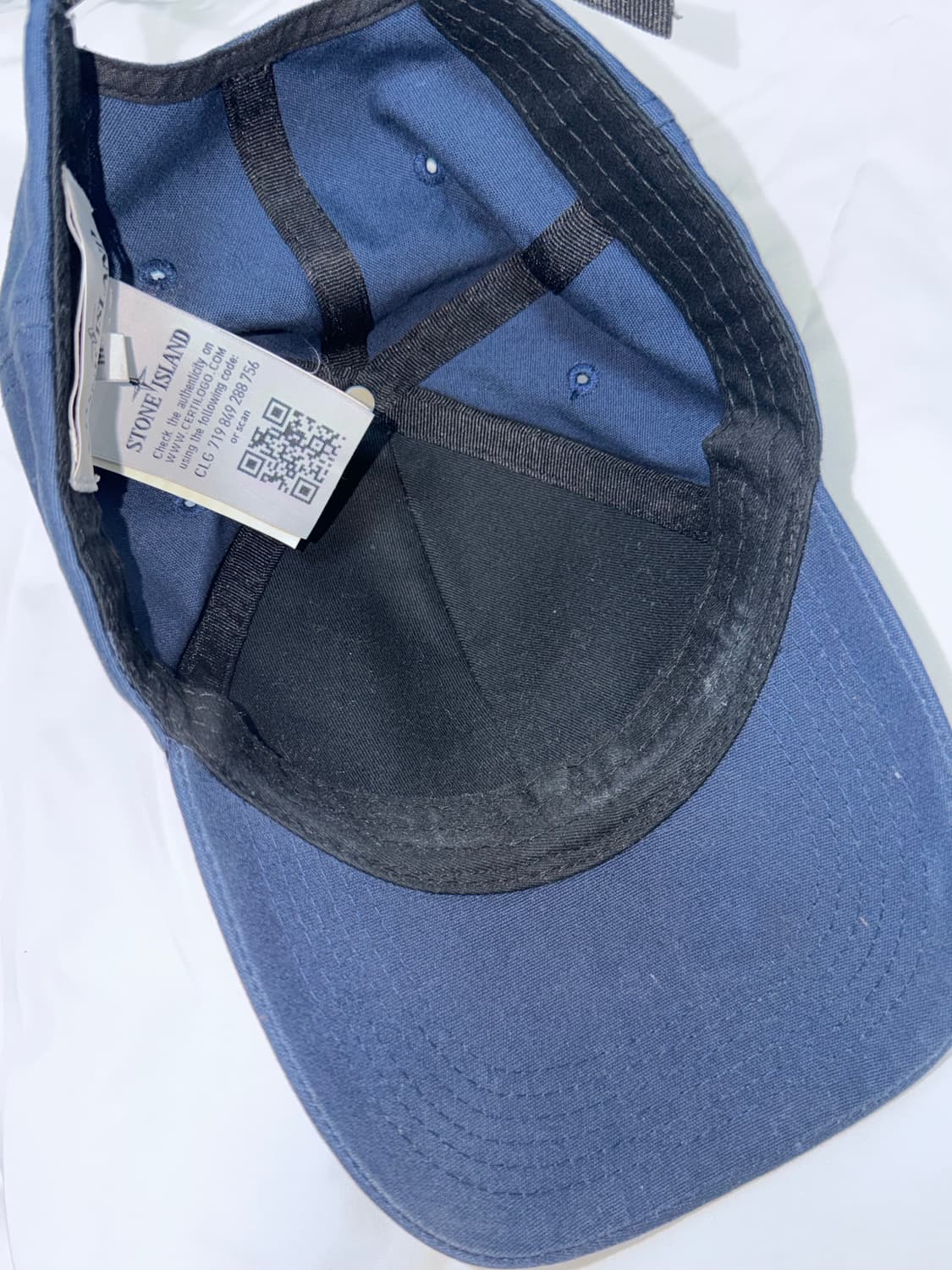 스톤아일랜드 나침반 로고 자수 볼캡 상품이미지6