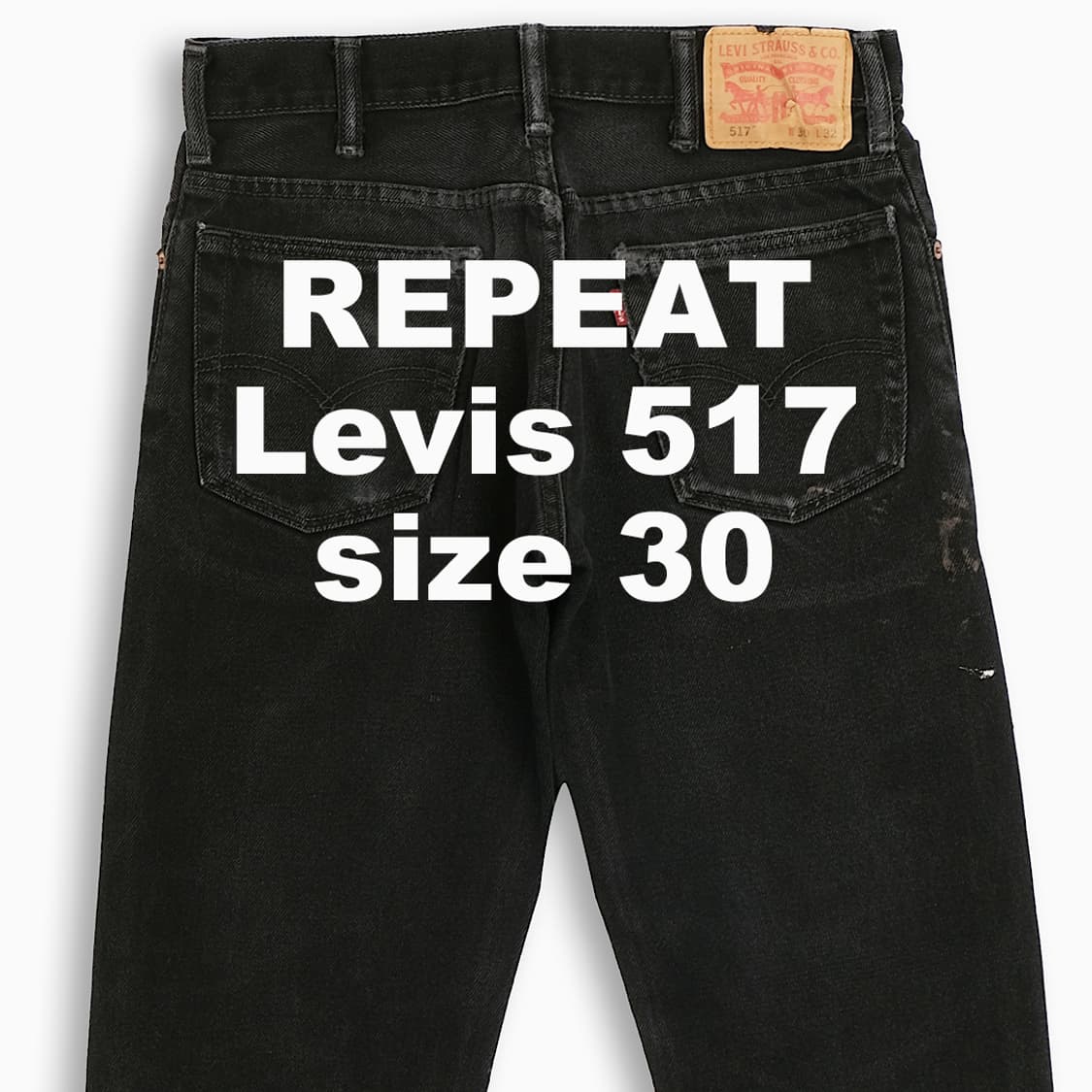 빈티지 리바이스 517 흑청 30 인치 LV5173049 상품이미지1