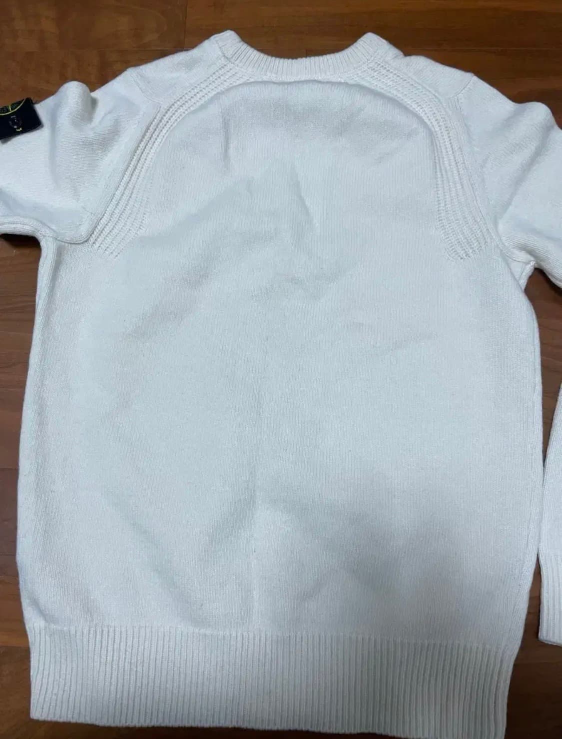 스톤아일랜드 아이보리 니트 스웨터 상품이미지2