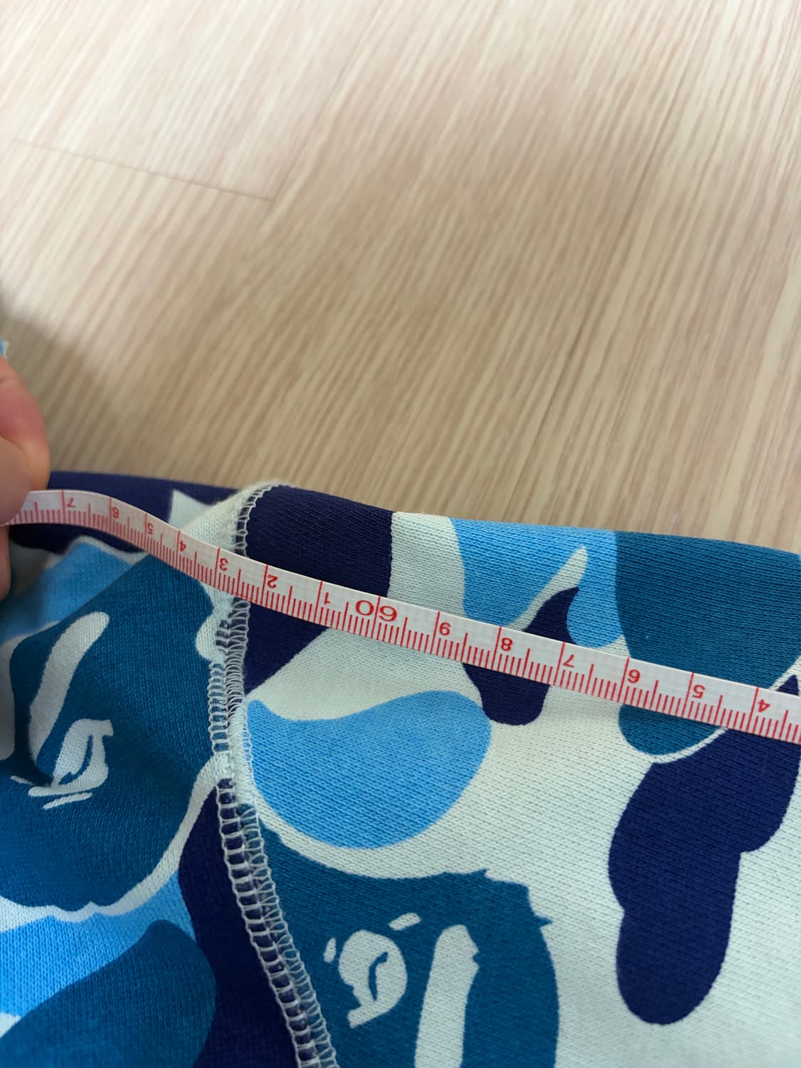 베이프 샤크 후드 블루 m 상품이미지10