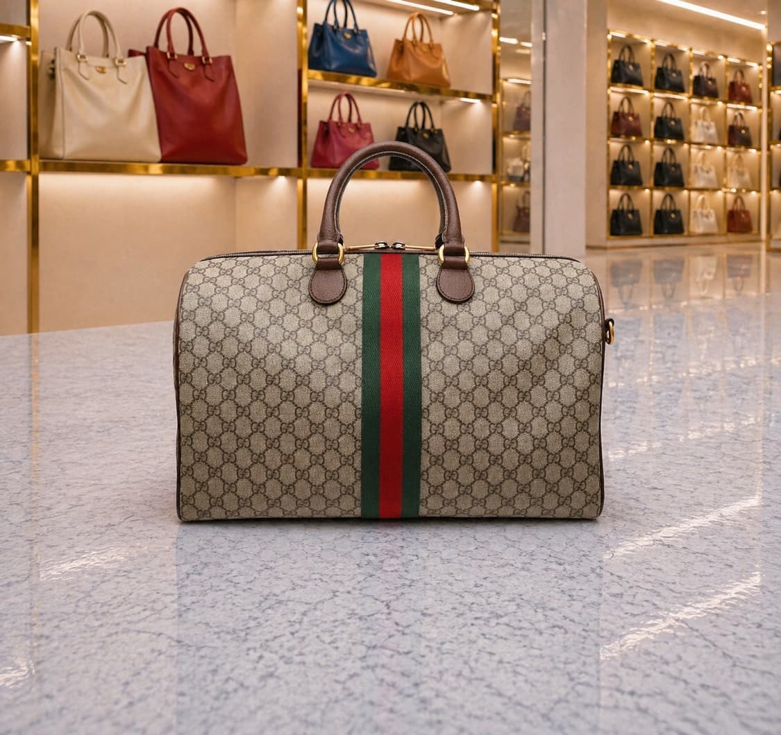 [S급] 구찌 사보이 GG 수프림 캔버스 더플백 미디엄 판매합니다!!! 상품이미지2