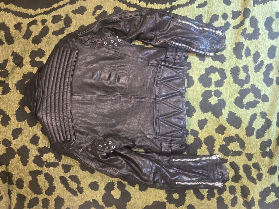 버버리 프로섬(Burberry Prorsum) 레더 바이커 염소가죽 재킷 상품이미지5